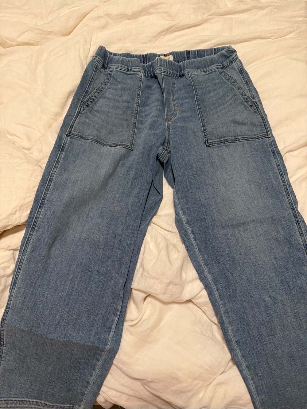 Madewell Pull on Barrel Jean